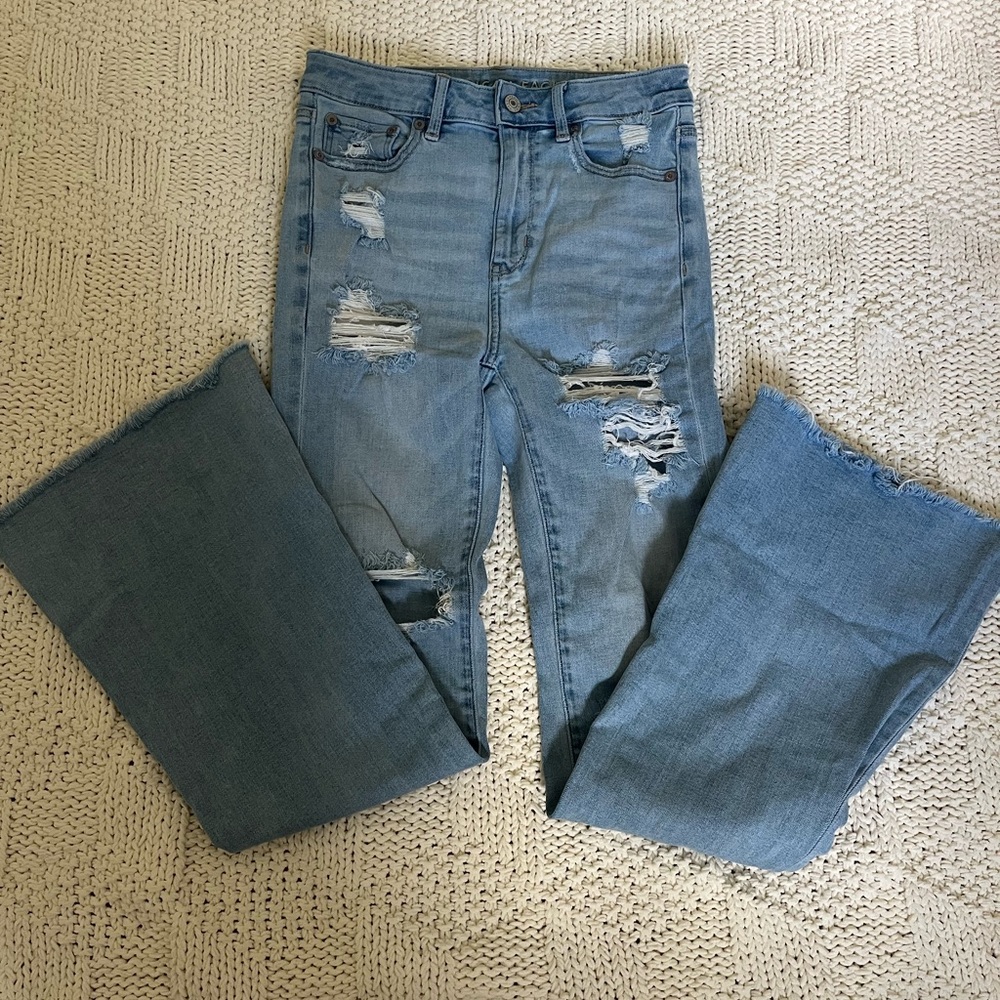 American Eagle Outfitters Light Blue Denim Jeans